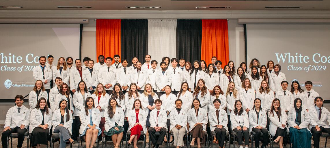 Class of 2029 smiles for the camera